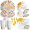 Serve 24-Here Comes The Son Baby Shower Plates And Napkins Party Decorations